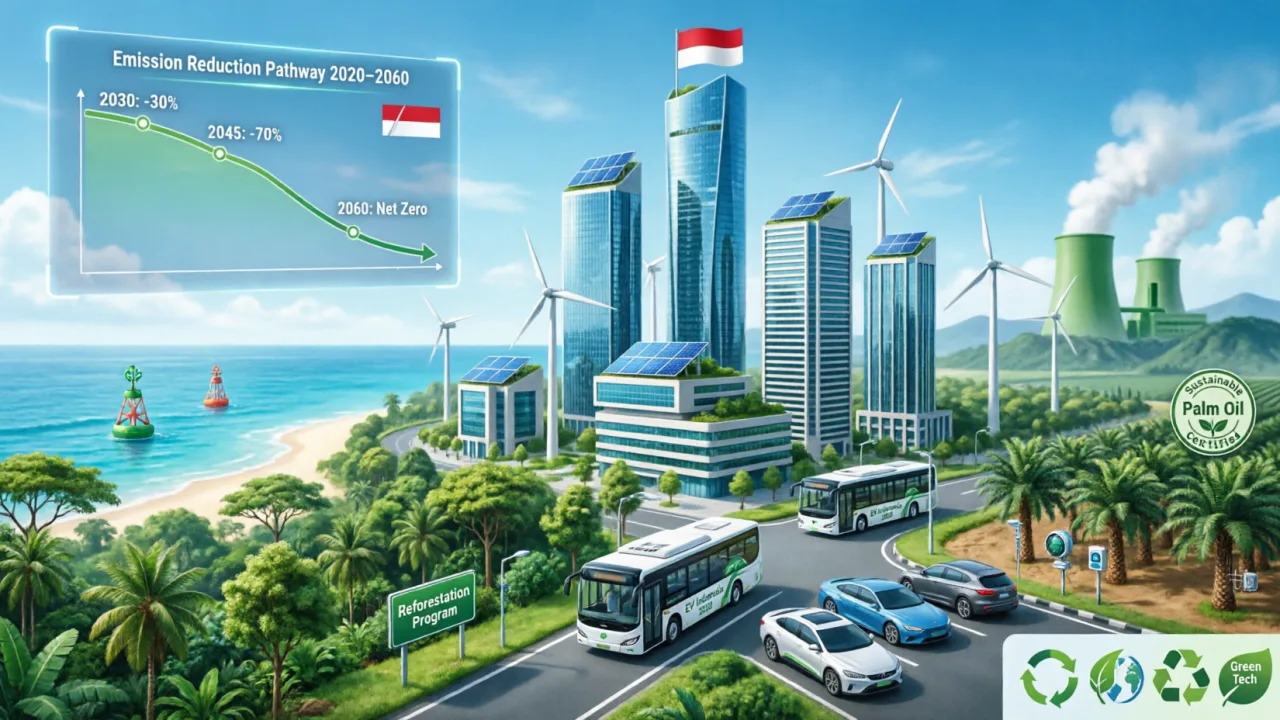 Indonesia Perkuat Komitmen Net Zero 2060